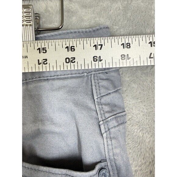 Democracy Absolution Scallop Edge Straight Pants Womens 16W Blue Gray High Rise - Picture 13 of 15